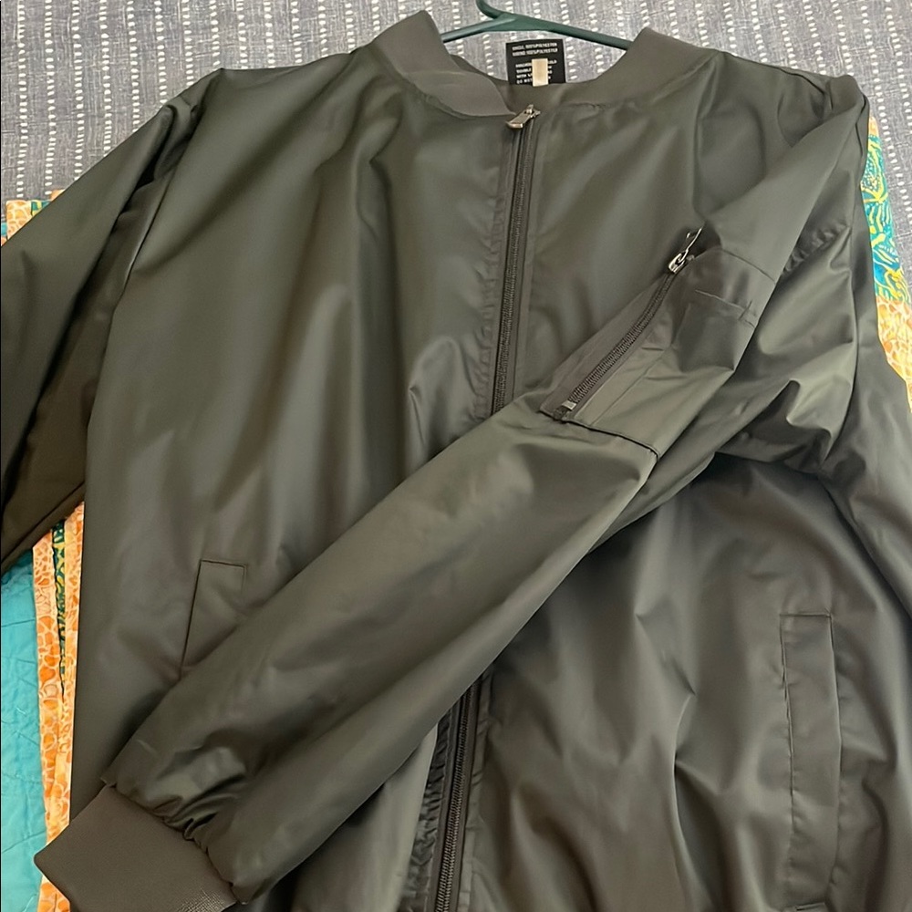 Men's Army Green Bomber Jacket